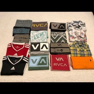 RVCA boys size 10-12.